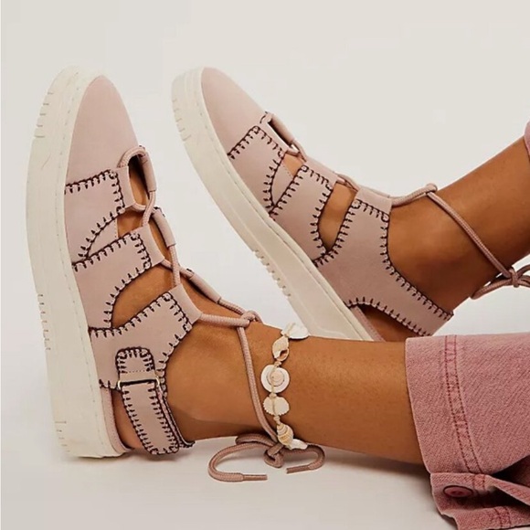 Free People Shoes - FREE PEOPLE Thirty Love Cutaway Sneakers / Ember Sz. 7.5